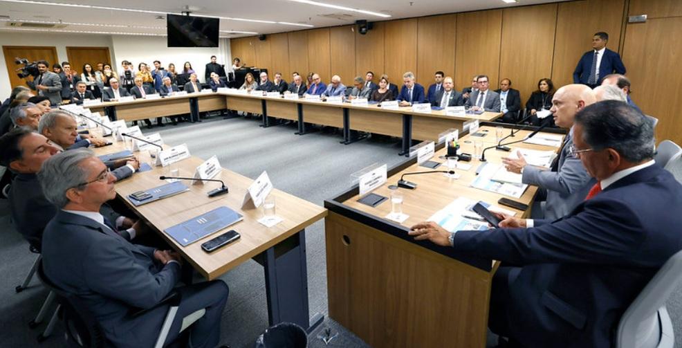 Presidentes de tribunais participam de reunião no STF sobre atuação do Judiciário contra crime organizado